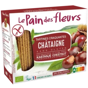 Le Pain des fleurs Tartines Craquantes Bio à la Châtaigne