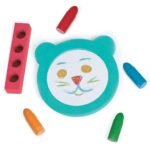 Ludi Coffret de bain Aquacolor : Miroir + 4 crayons lavables