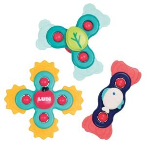 Ludi Lot de 3 Baby Spinners