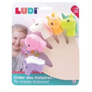 Ludi Marionnettes à doigts Licorne