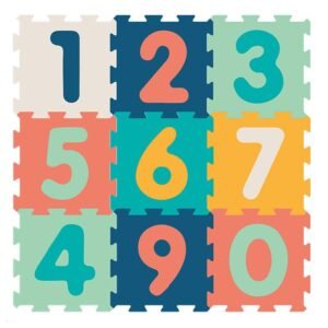 Ludi Tapis Dalles Chiffres 10pcs