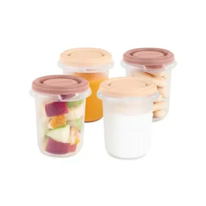 Miniland Pots de Conservation Hermétique Valencia 250ml - Lot de 4