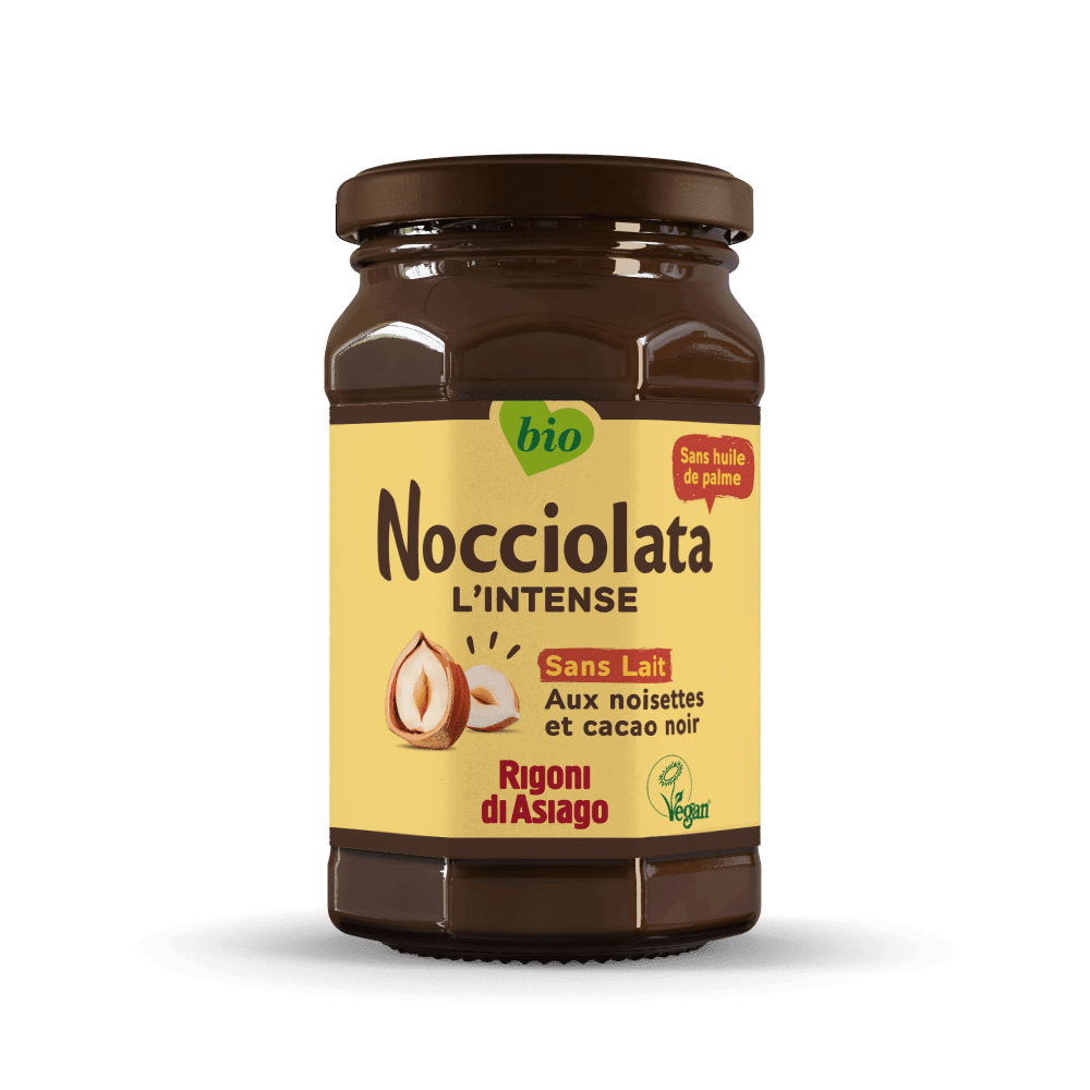 Nocciolata L'intense Sans Lait aux Noisettes et Cacao Noir