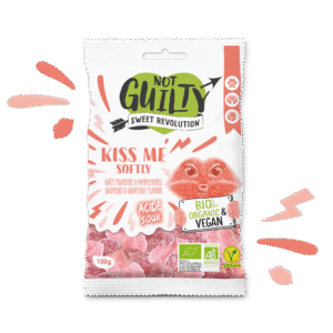 Not Guilty Bonbons Acidulés Kiss Me Softly - Framboise & Pamplemousse