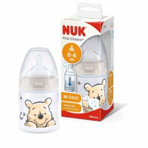 Nuk Biberon first choice+ Température control 150ml 0-6mois Winnie Blanc