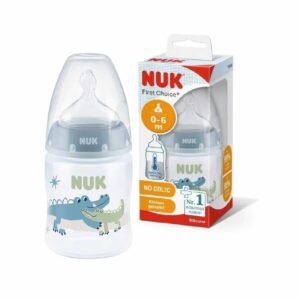 Nuk Biberon first choice+ Température control 150ml 0-6mois Crocodiles