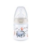 Nuk Biberon first choice+ Température control 150ml 0-6mois Winnie Beige