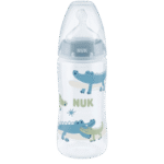 Nuk Biberon first choice+ Température control 300ml 0-6mois Crocodiles