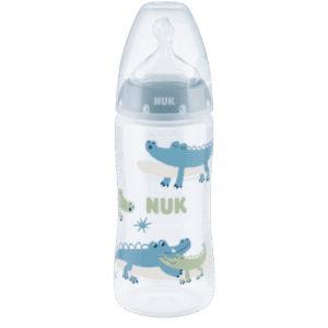 Nuk Biberon first choice+ Température control 300ml 0-6mois Crocodiles