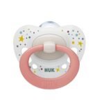 Nuk Sucette en Silicone Signature 0-6 mois Etoile rose