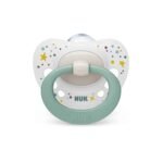 Nuk Sucette en Silicone Signature 0-6 mois Etoile vert