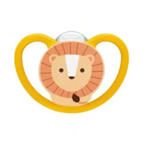 Nuk Sucette Space Silicone Lion 6-18mois