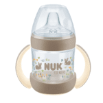Nuk Tasse d’apprentissage for Nature 150ml avec Temperature Control Dès 6mois Beige
