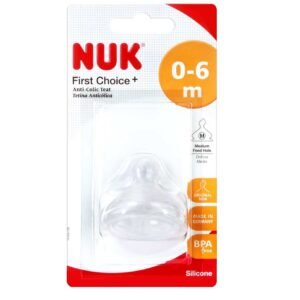 Nuk First Choice+ Tétine Anti-colic M 0-6 mois