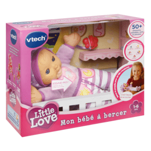 VTech Poupée interactive à bercer - Little Love