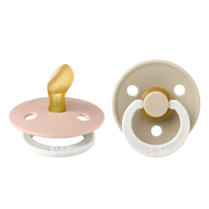 Bibs Lot de 2 Sucettes Anatomique Glow Blush / Vanilla 6-18 mois
