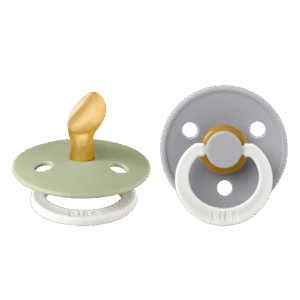 Bibs Lot de 2 Sucettes Anatomique Glow Sage / Cloud 6-18 mois