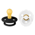 Bibs Lot de 2 Sucettes Noir / Blanc 6-18 mois
