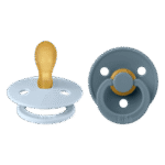 Bibs Lot de 2 Sucettes Symétrique Baby Blue / Petrol  0-6 mois