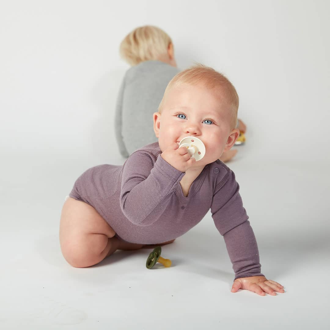 Bibs Lot de 2 Sucettes Anatomique Glow Sage / Cloud 0-6 mois – Image 2