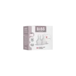 Bibs Lot de 2 tétines rondes en silicone à débit lent pour biberons 4mois+