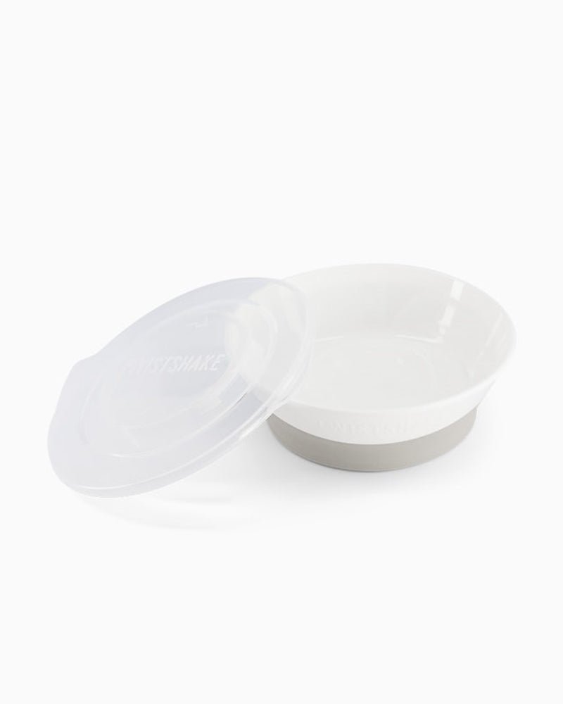 Twistshake Bol avec Couvercle - Blanc