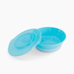 Twistshake Bol avec Couvercle Bleu