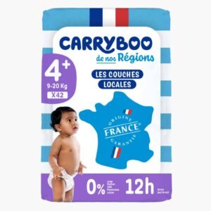 Carryboo Couches Écologiques Taille 4+ (9-20kg) 42 unités