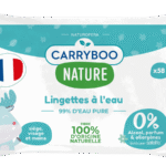 Carryboo Lingettes à l’Eau Pure - 58 Unités