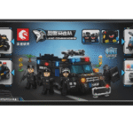 Sembo Blocs de construction Police 4 en 1