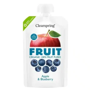Clearspring Gourde Pomme & Myrtilles Bio 100 g