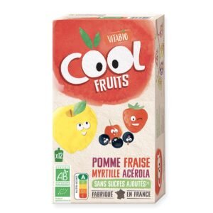 Vitabio Cool Fruits Pomme Fraise Myrtille 12x90g