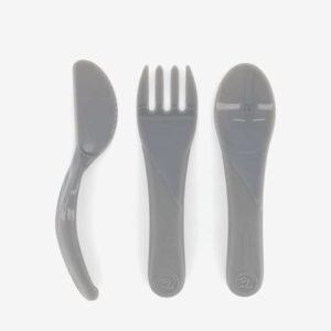 Twistshake Couverts d'apprentissage Gris