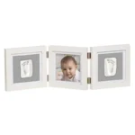 Eurekakids Cadre Empreintes Blanc et Gris
