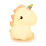 Eurekakids Lampe dinosaure en silicone pour chambre de bébé