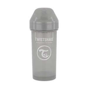 Twistshake Gourde Anti-Fuites 360ml Gris