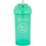 Twistshake Gourde à Paille 360ml Vert