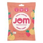 Jom Gourmet Gummies Sour Fraise et Pêche 70g