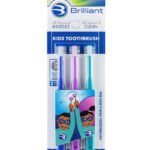 Pack 3 Brosses à dents Brilliant - Multi 5-9ans