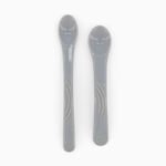 Twistshake Lot de 2 Cuillères d’apprentissage Gris