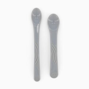Twistshake Lot de 2 Cuillères d’apprentissage Gris