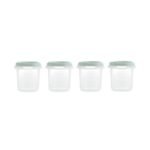 Miniland Pots de Conservation Hermétique Mint 200 ml - Lot de 4