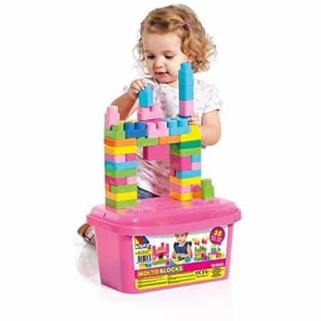 Molto Boite de Blocs 35 pièces Rose – Image 2
