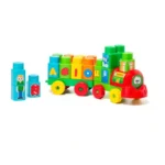 Molto Train Blocks avec 28 Pièces