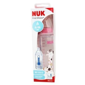 Nuk Biberon 360ml 6-18m Rose clair