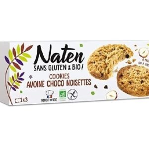 Naten Cookies Avoine Choco Noisettes Bio Sans Gluten 120g