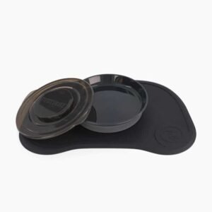 Twistshake Plateau Click-mat & Assiette Noir