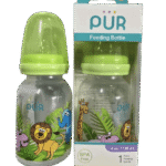 Pur Biberon Animaux Vert 125ml 0-3 mois