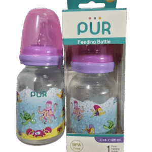 Pur Biberon Poissons Rose 125ml 0-3 mois