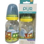 Pur Biberon Train Jaune 125ml 0-3 mois